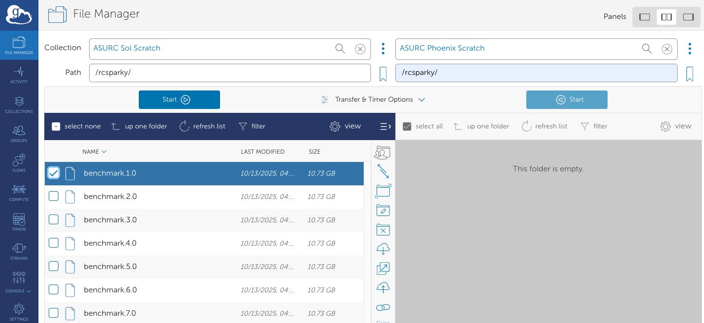 Globus File Transfer