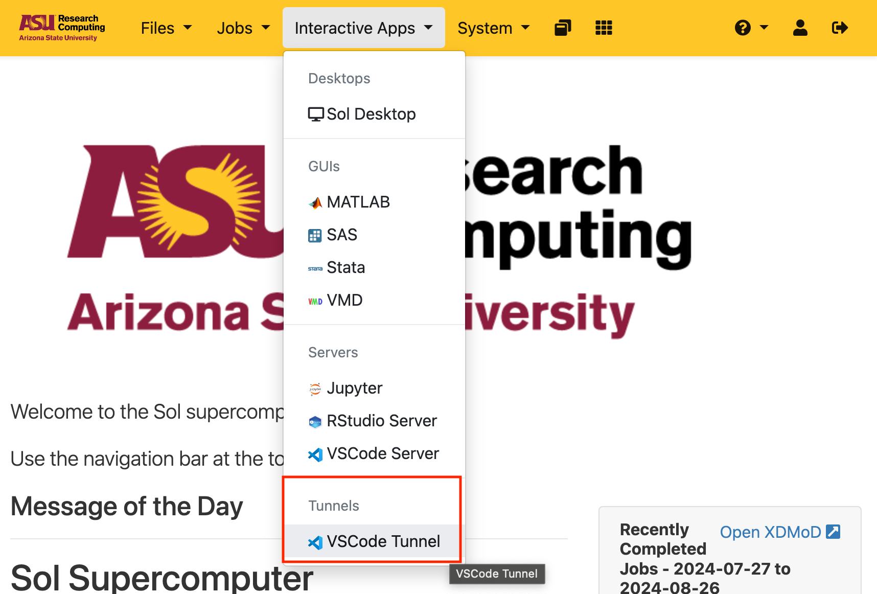 VSCode Server Selection